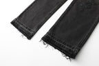 Chrome Hearts Cross Leather Patch B01 Fit Denim Jeans KB23