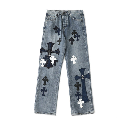 Chrome Hearts Cross Washed Limited Edition Denim Jeans