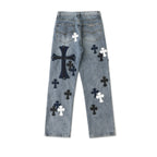Chrome Hearts Cross Washed Limited Edition Denim Jeans KS20