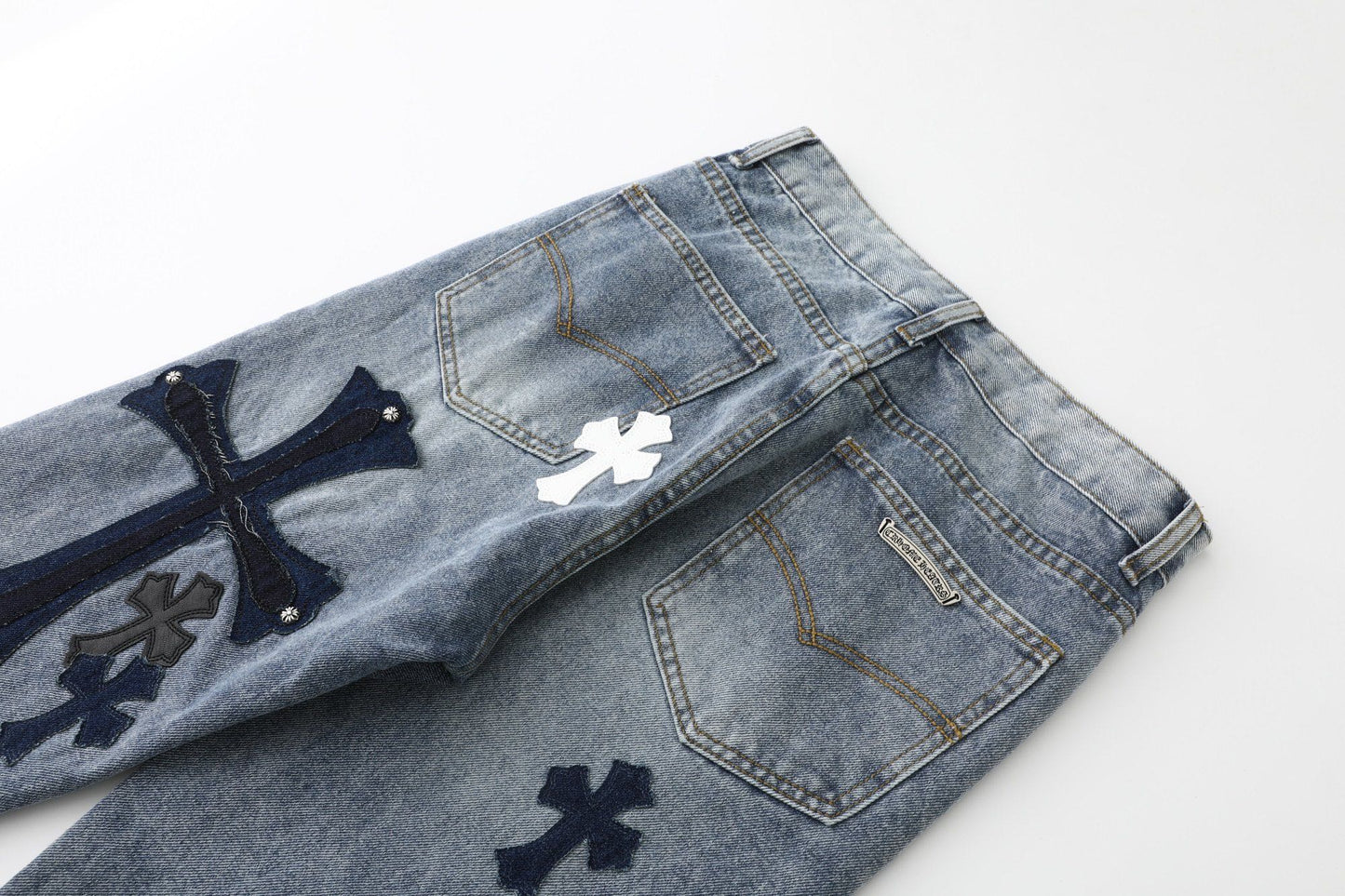 Chrome Hearts Cross Washed Limited Edition Denim Jeans