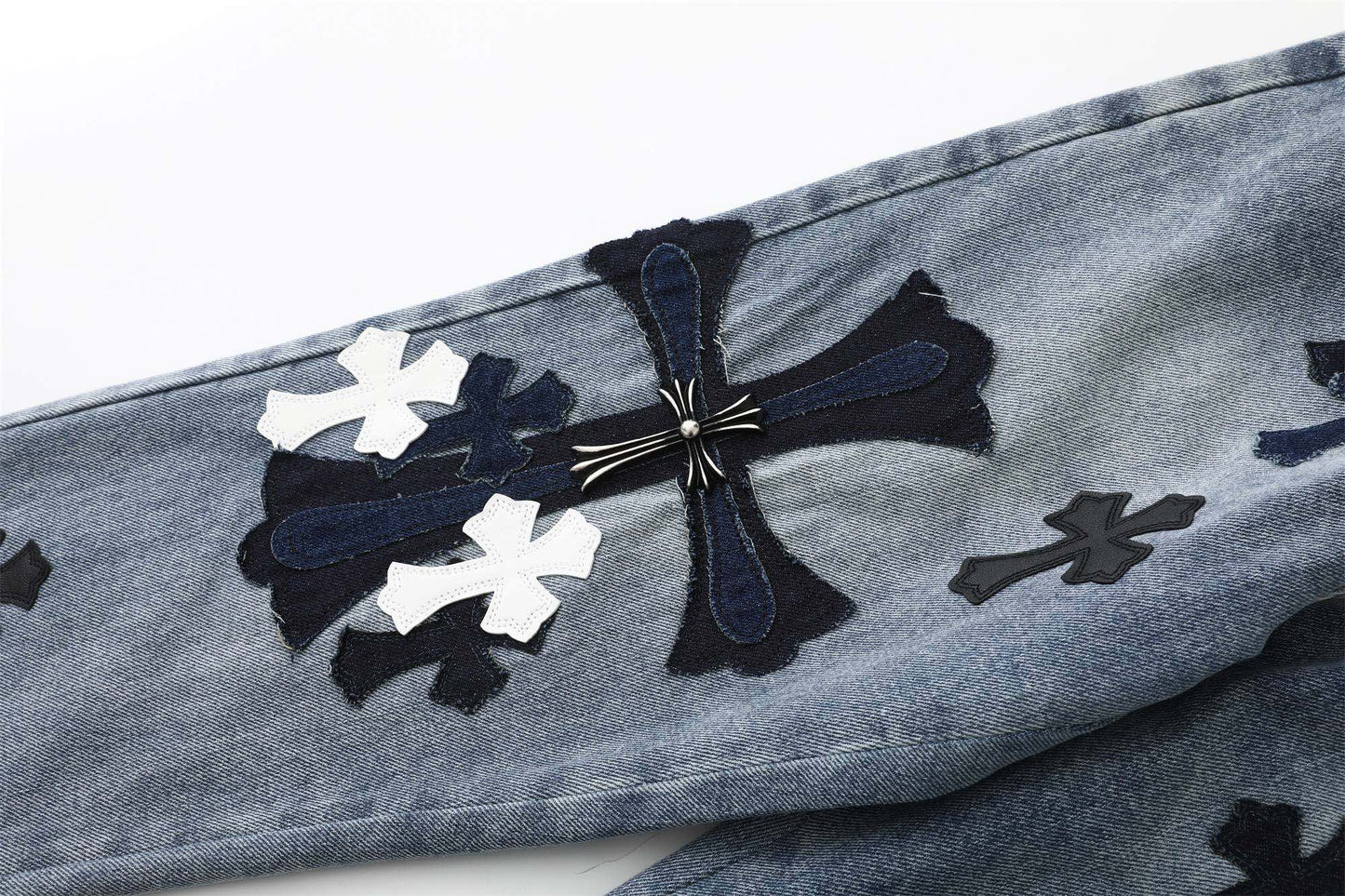 Chrome Hearts Cross Washed Limited Edition Denim Jeans