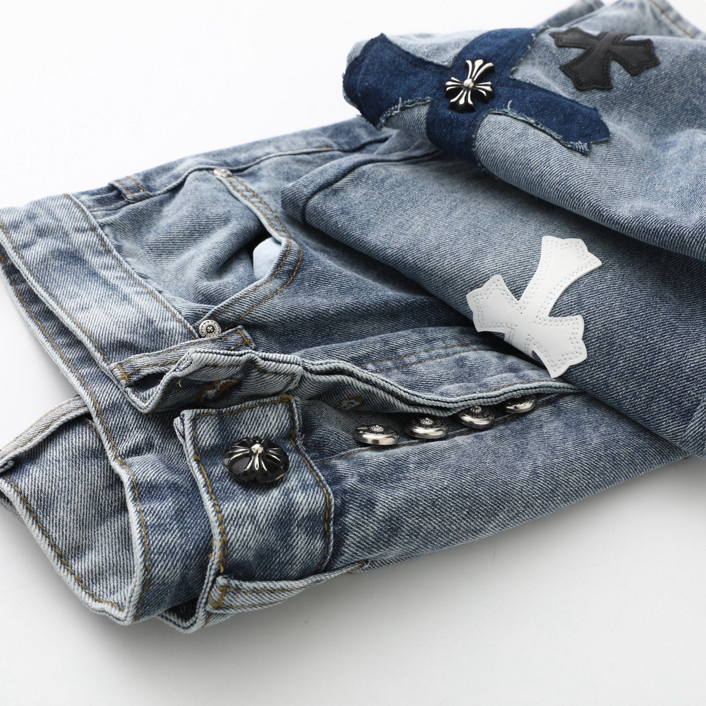 Chrome Hearts Cross Washed Limited Edition Denim Jeans