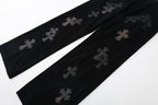 Chrome Hearts Casual Black Cross Denim Jeans KX19