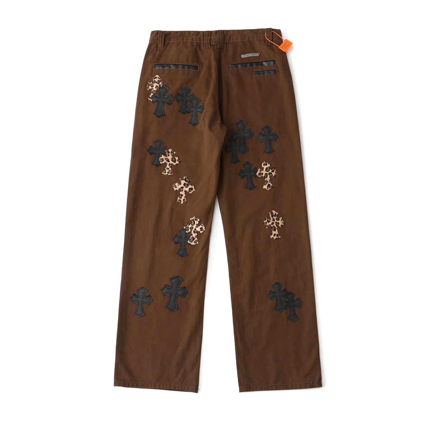 Chrome Hearts Brown Casual Denim Jeans