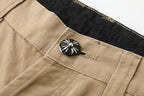 Chrome Hearts Camouflage Checkered Cross Leather Patch Denim Jeans KM15