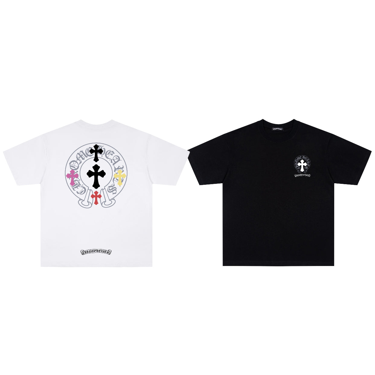 Chrome Hearts Custom-Dyed Cross Print T-Shirt