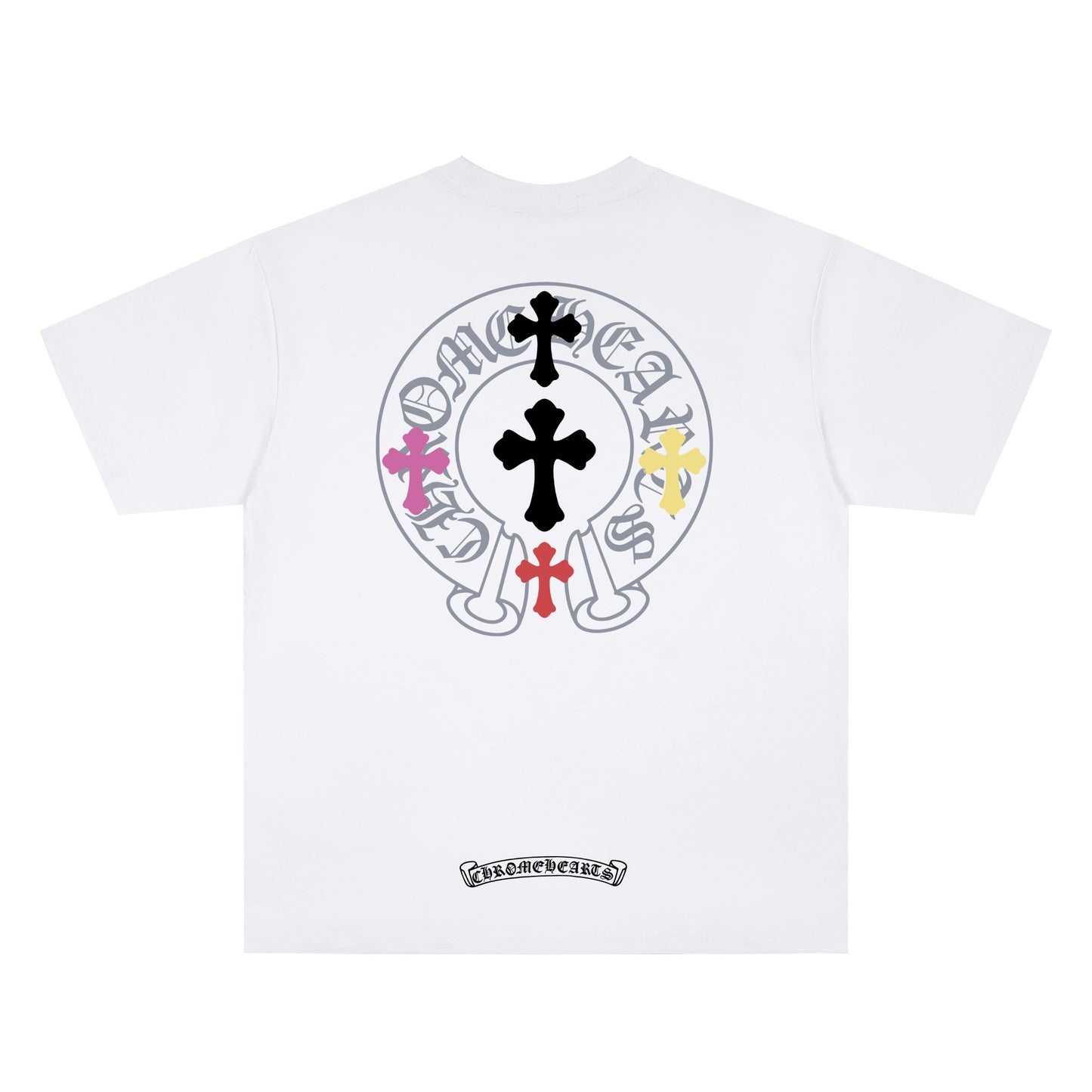 Chrome Hearts Custom-Dyed Cross Print T-Shirt