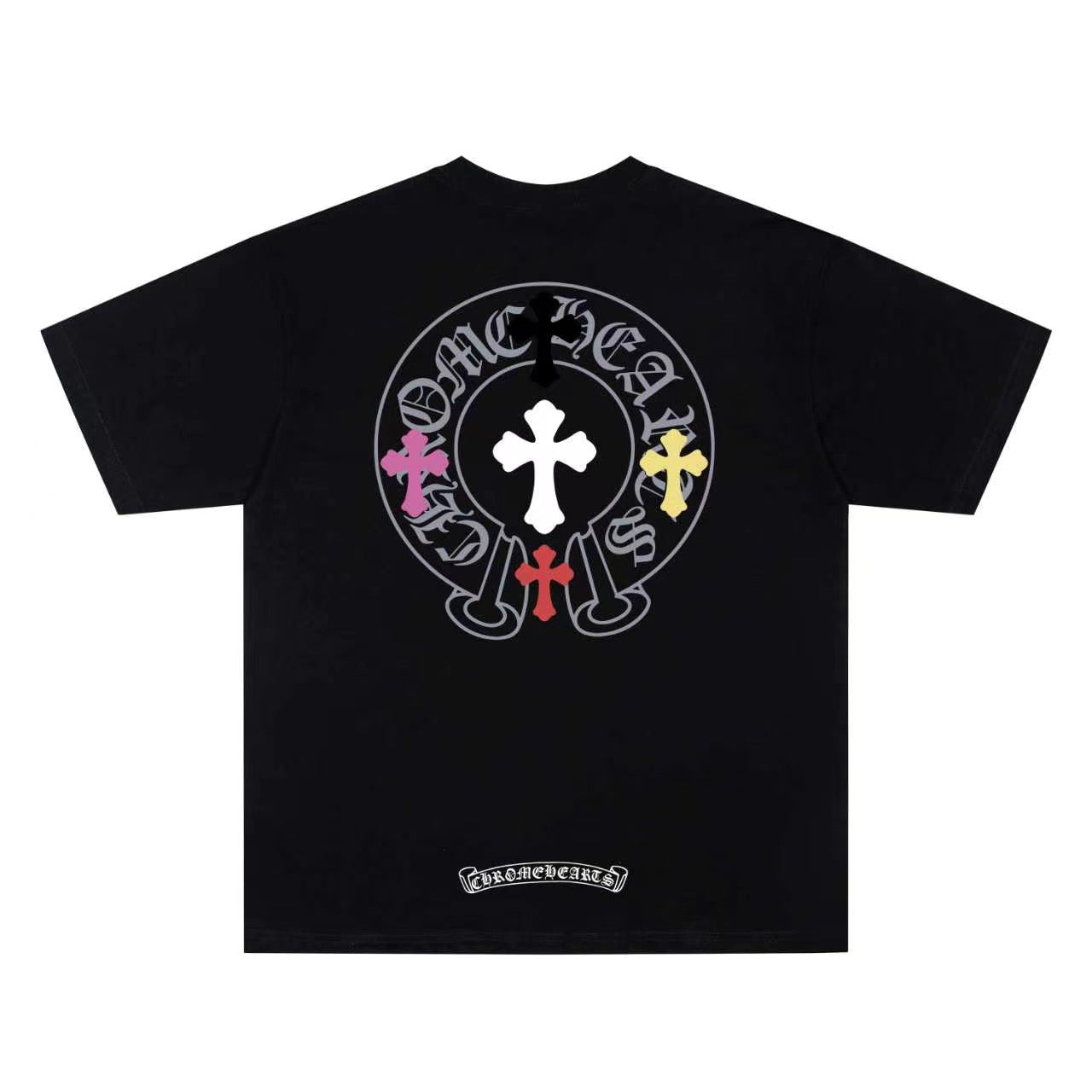 Chrome Hearts Custom-Dyed Cross Print T-Shirt
