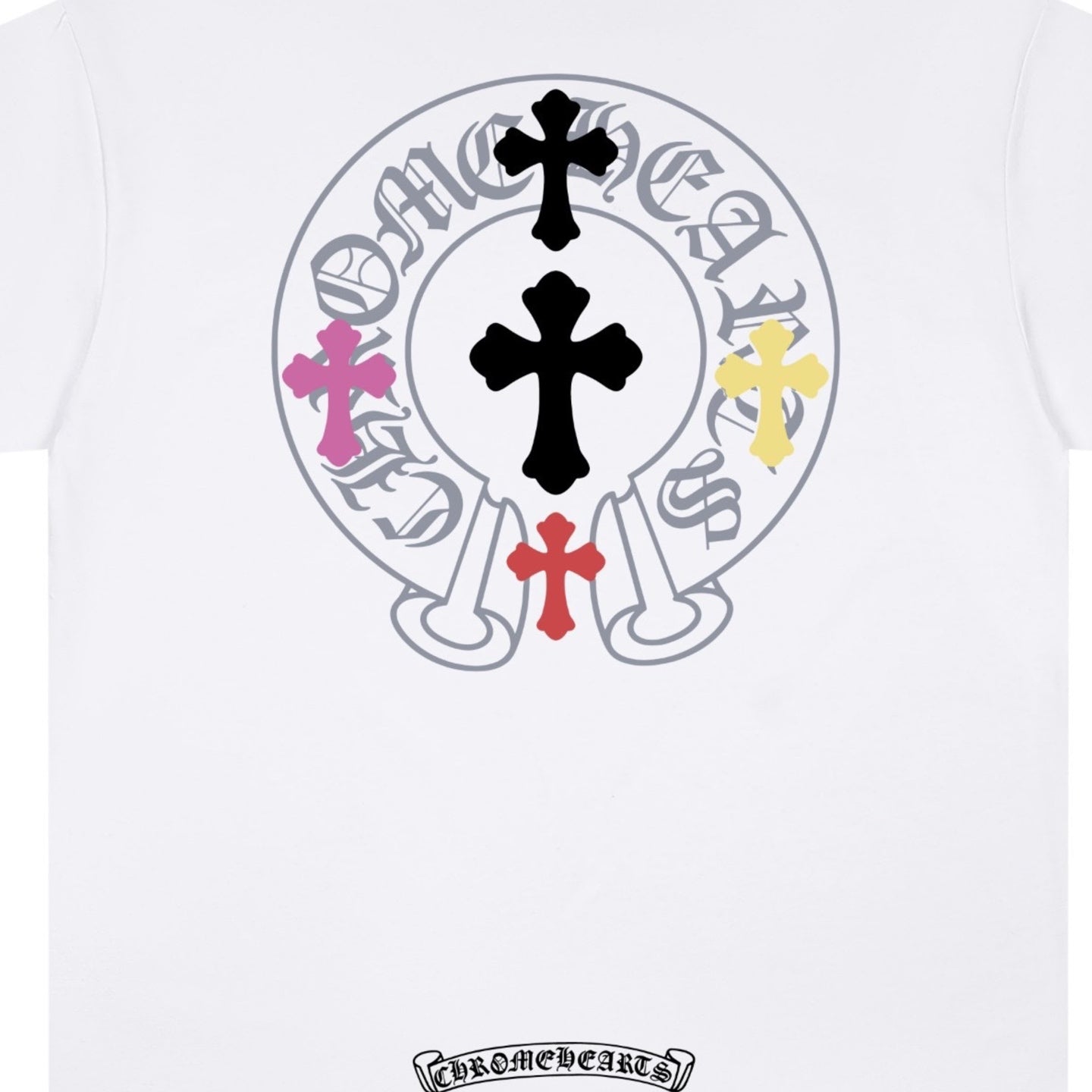 Chrome Hearts Custom-Dyed Cross Print T-Shirt