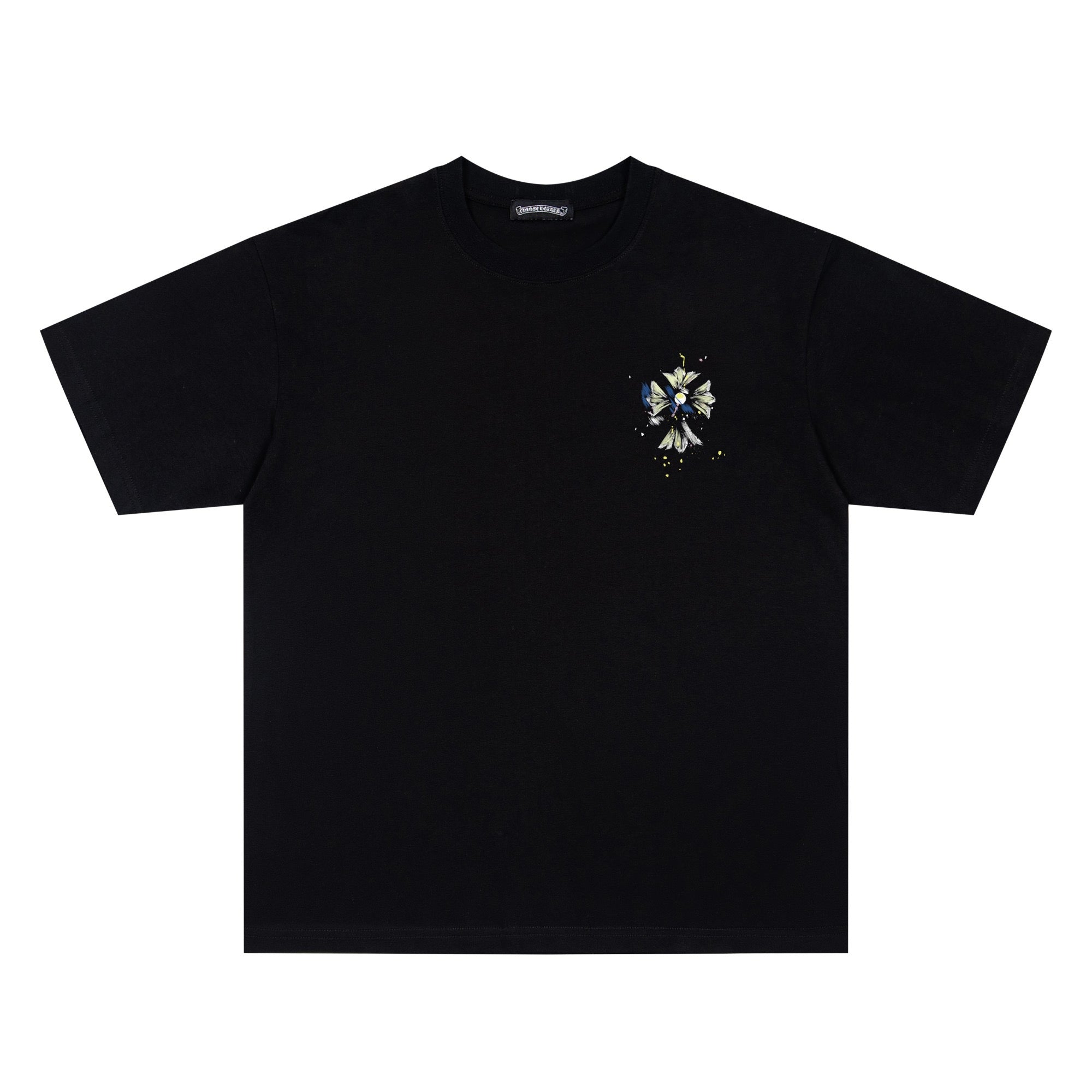 Chrome Hearts Floral Cross Short Sleeve T-Shirt KH12
