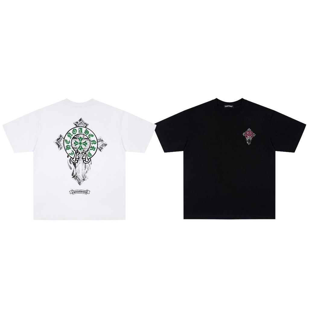 Chrome Hearts Horseshoe Print T-Shirt KM11