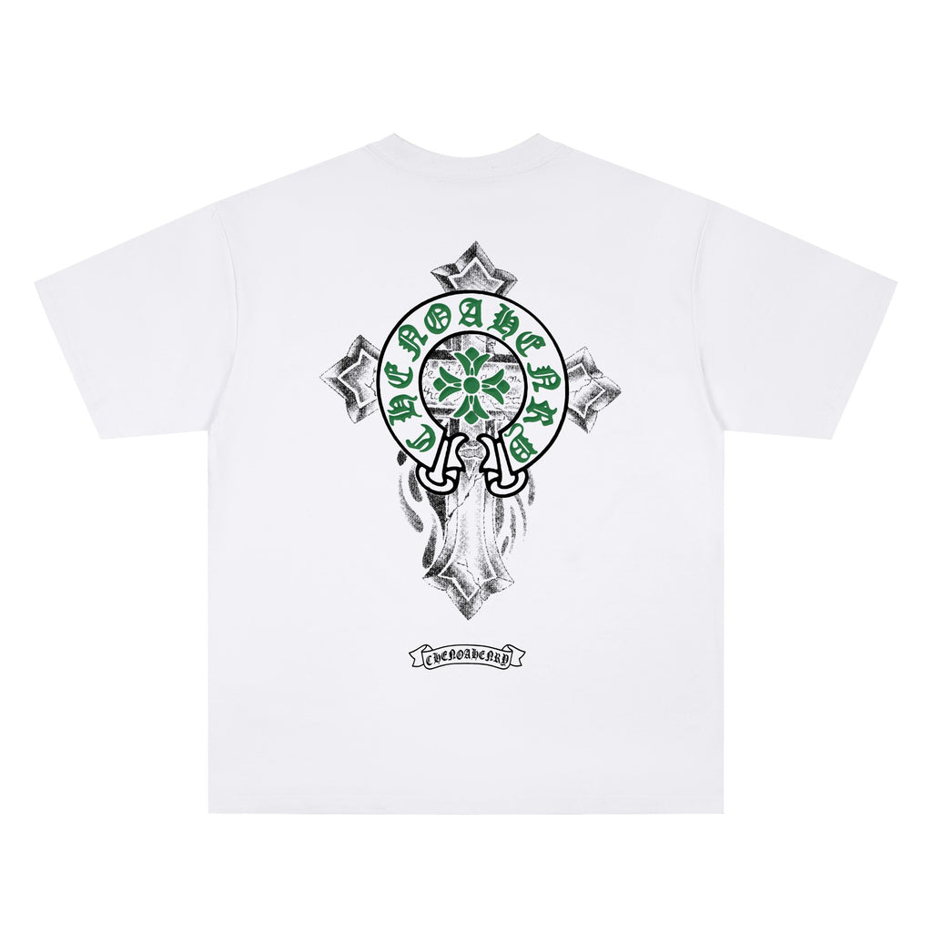 Chrome Hearts Horseshoe Print T-Shirt KM11