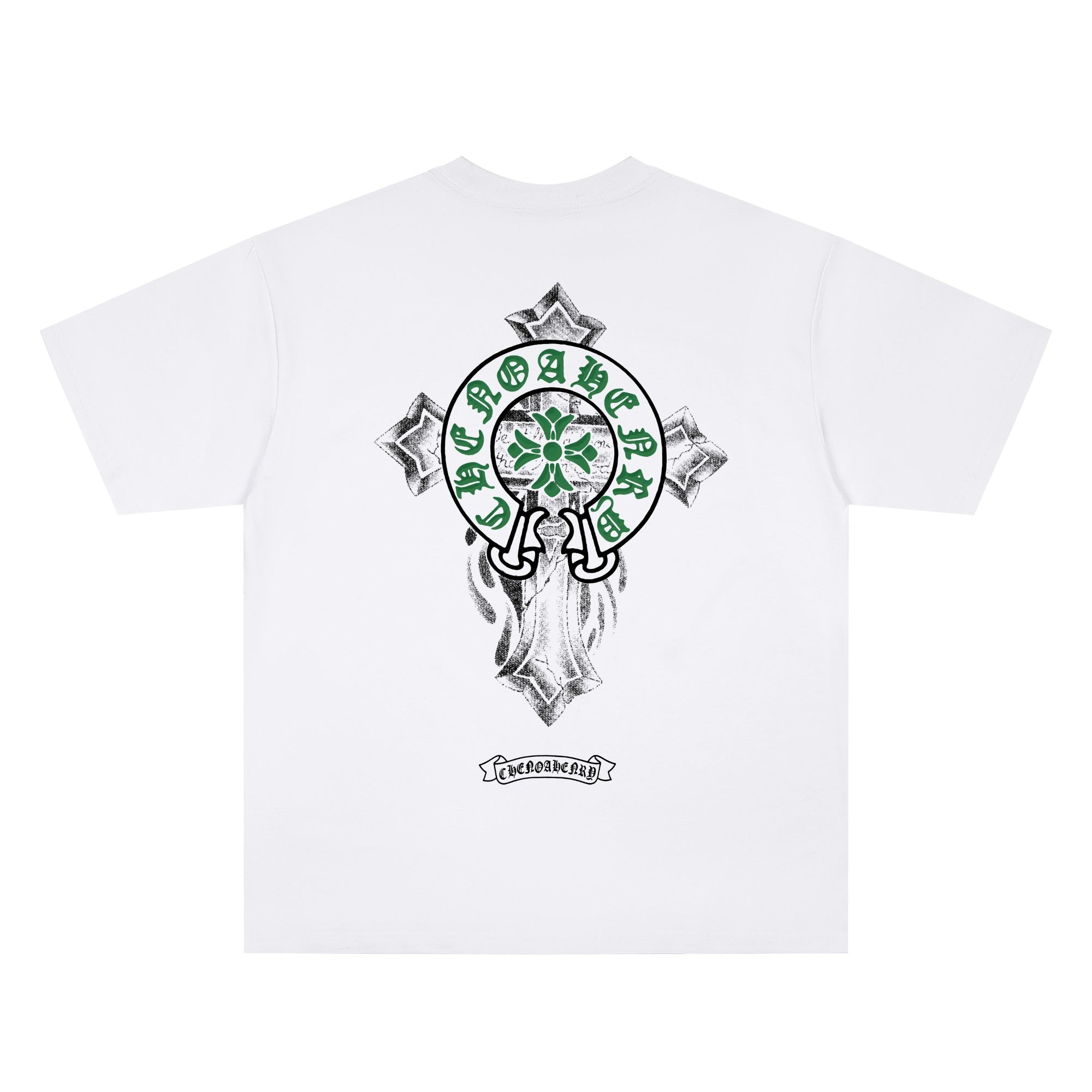 Chrome Hearts Horseshoe Print T-Shirt KM11