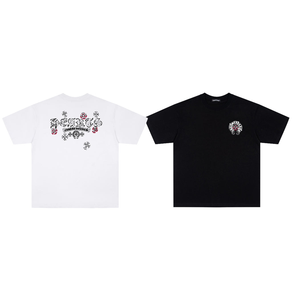 Chrome Hearts Sanskrit Floral Crew Neck T-Shirt KF10
