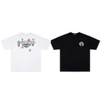 Chrome Hearts Sanskrit Floral Crew Neck T-Shirt KF10