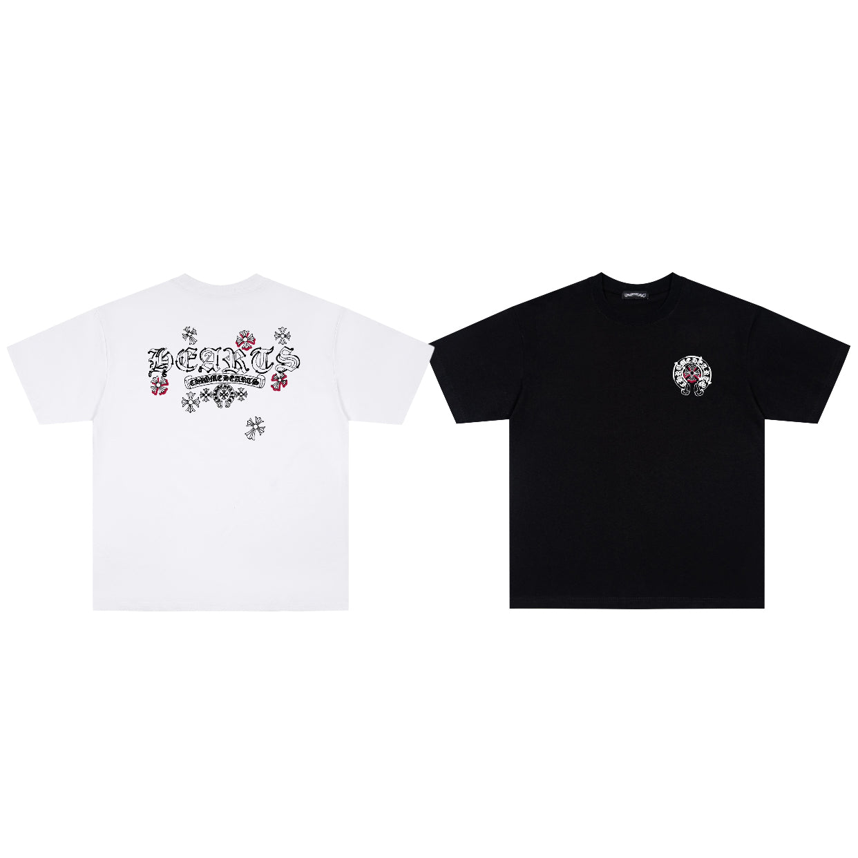 Chrome Hearts Sanskrit Floral Crew Neck T-Shirt