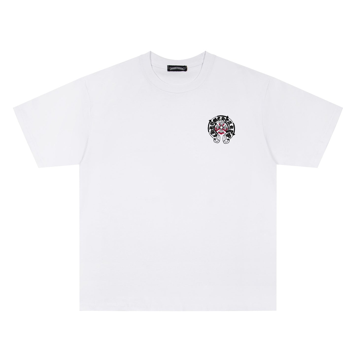 Chrome Hearts Sanskrit Floral Crew Neck T-Shirt