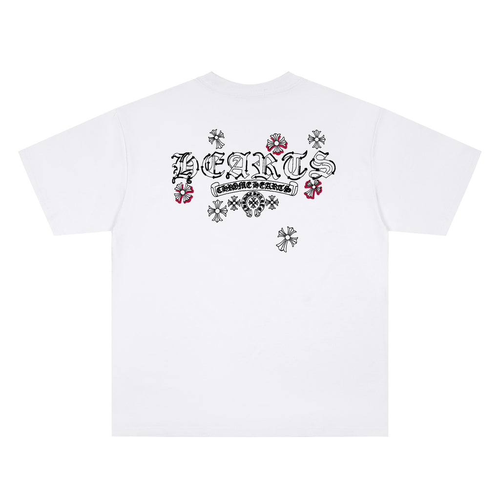 Chrome Hearts Sanskrit Floral Crew Neck T-Shirt KF10