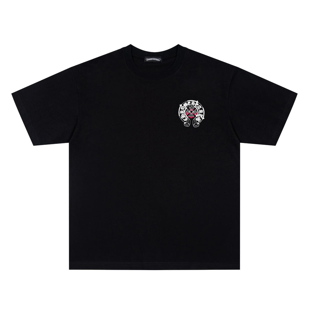 Chrome Hearts Sanskrit Floral Crew Neck T-Shirt KF10