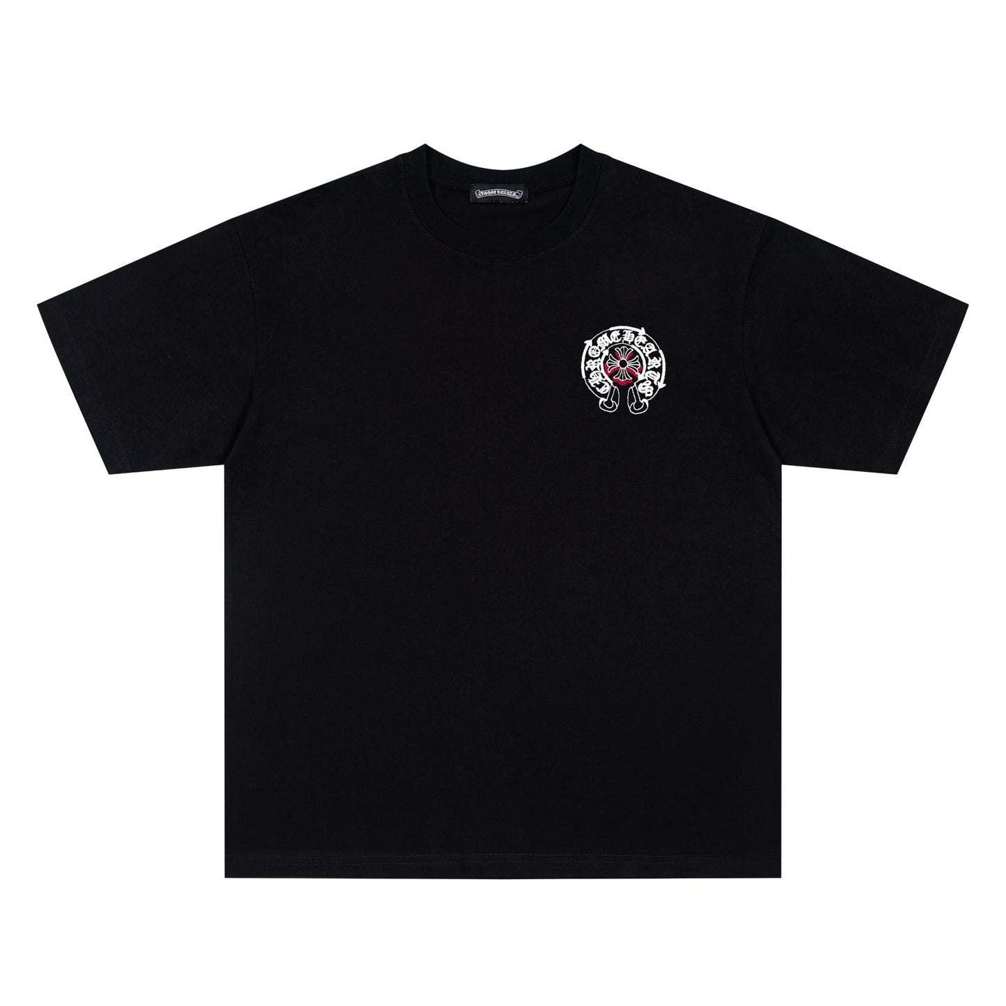 Chrome Hearts Sanskrit Floral Crew Neck T-Shirt
