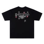 Chrome Hearts Sanskrit Floral Crew Neck T-Shirt KF10