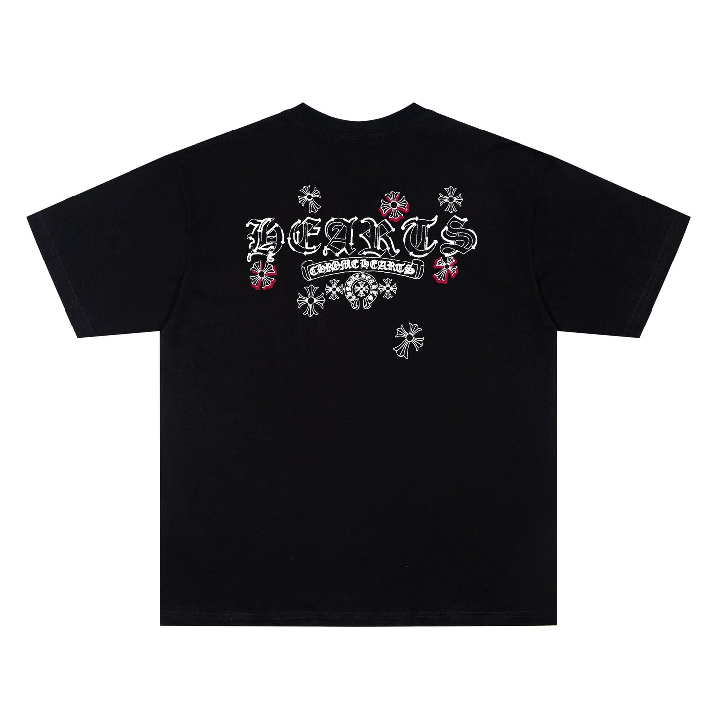 Chrome Hearts Sanskrit Floral Crew Neck T-Shirt