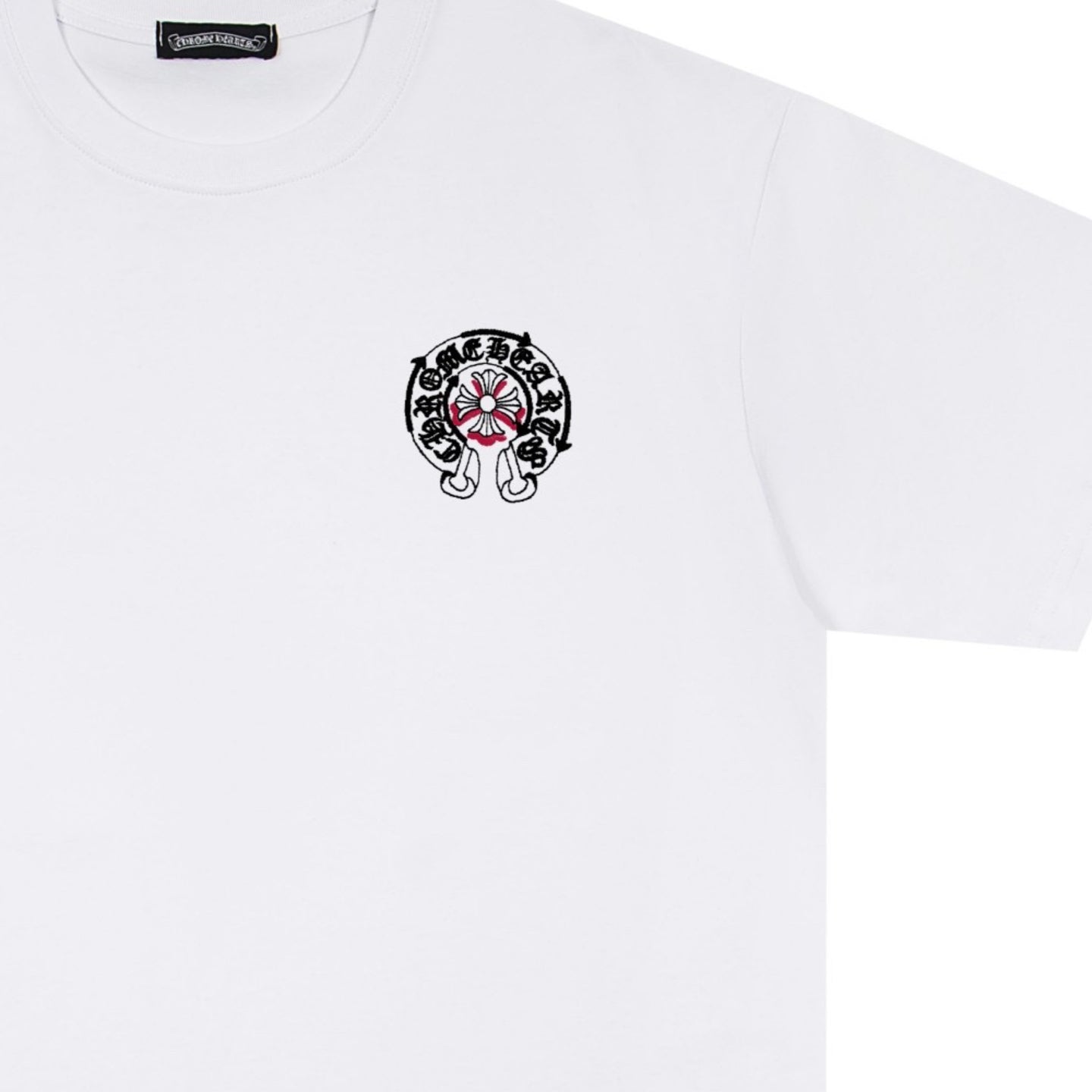 Chrome Hearts Sanskrit Floral Crew Neck T-Shirt