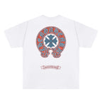 Chrome Hearts Color-Block Print Couple T-Shirts KZ08