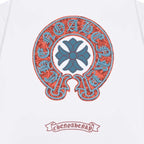 Chrome Hearts Color-Block Print Couple T-Shirts KZ08