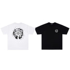 Chrome Hearts Smoke Horseshoe Graphic T-Shirt KY06