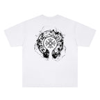 Chrome Hearts Smoke Horseshoe Graphic T-Shirt KY06