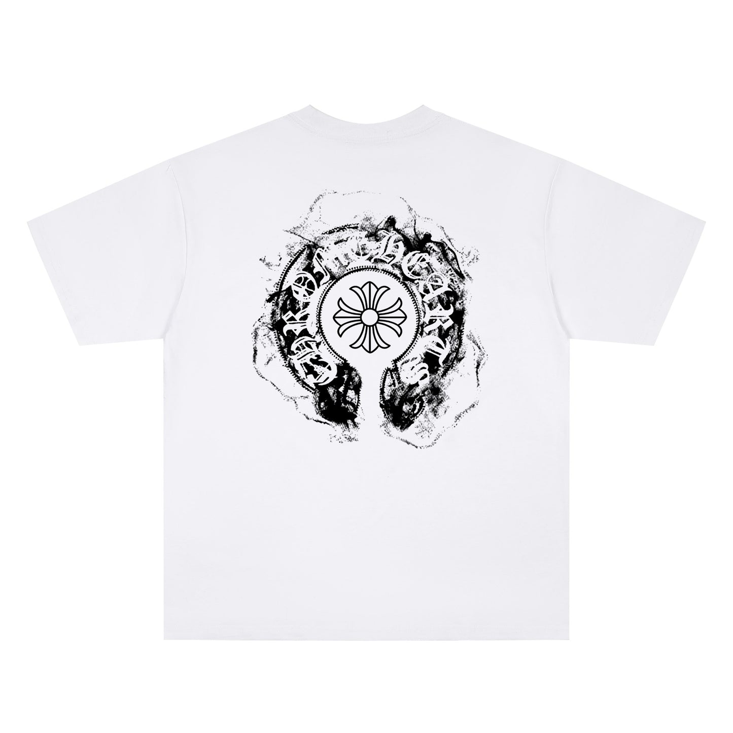 Chrome Hearts Smoke Horseshoe Graphic T-Shirt
