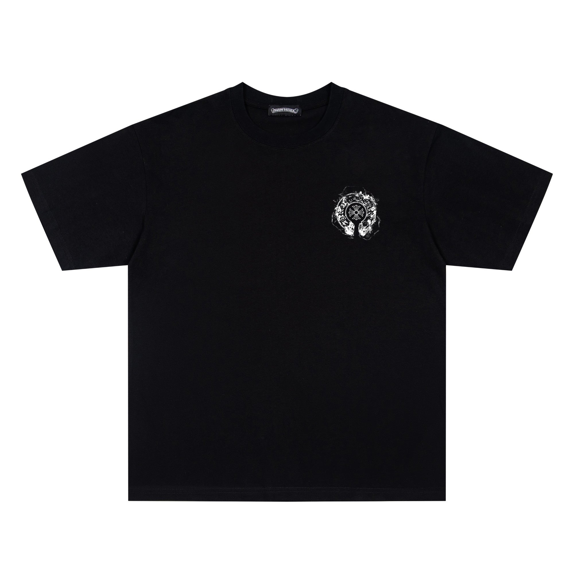 Chrome Hearts Smoke Horseshoe Graphic T-Shirt KY06