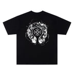 Chrome Hearts Smoke Horseshoe Graphic T-Shirt KY06