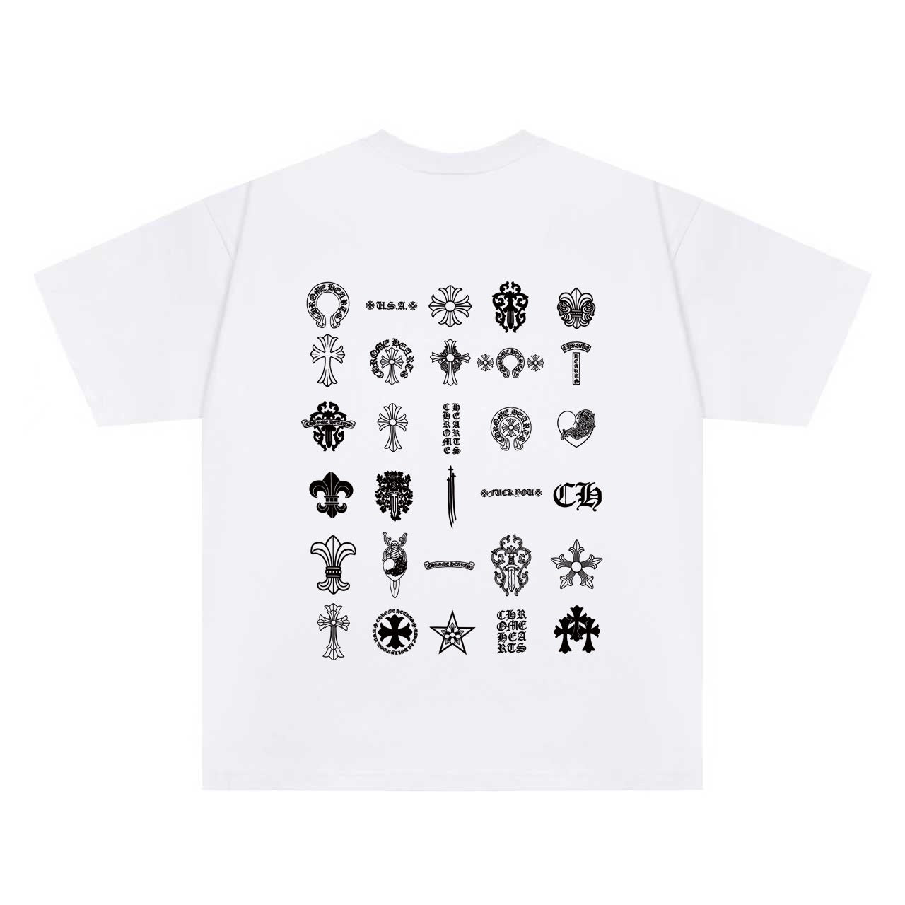 Chrome Hearts Back Print T-Shirt