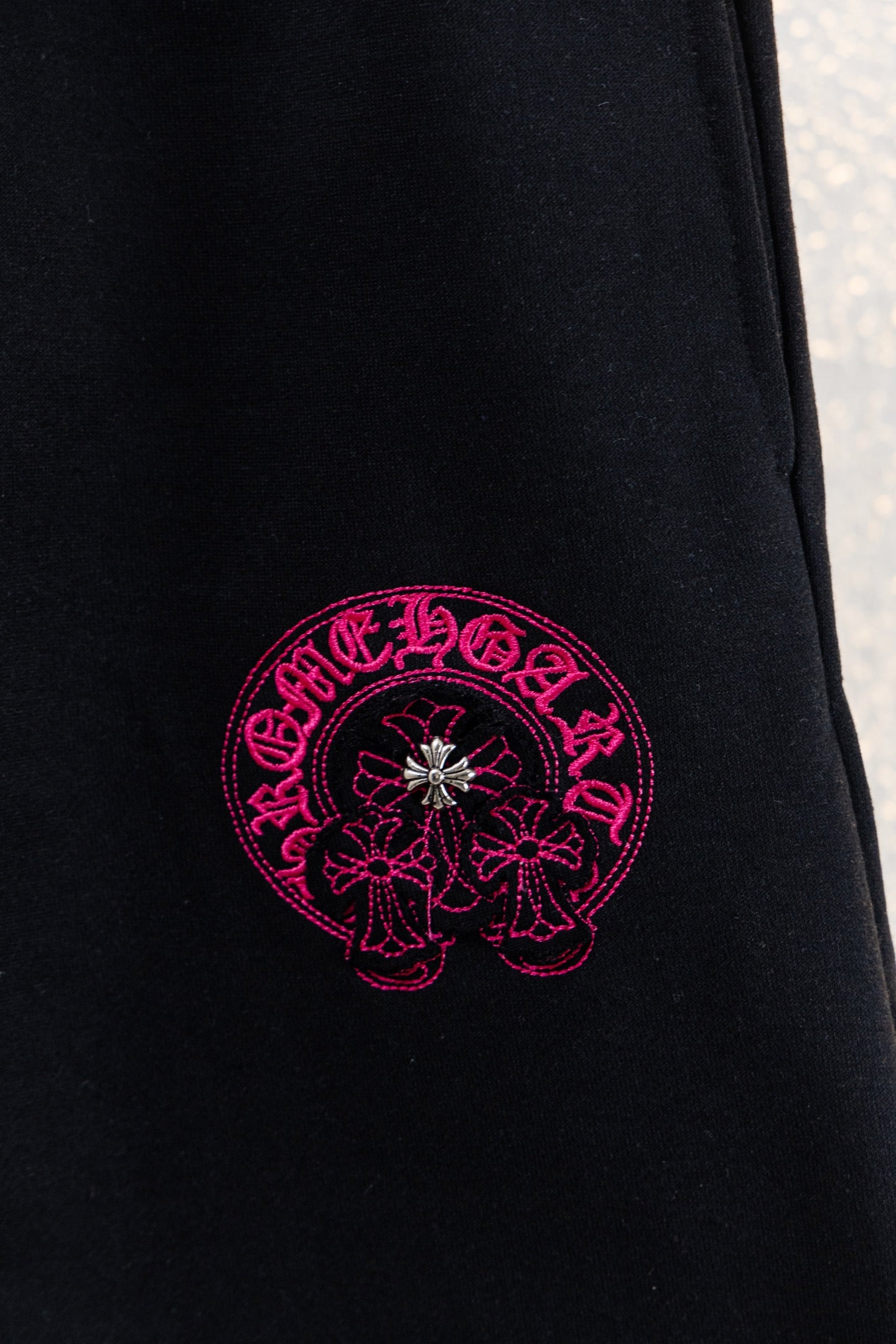 Chrome Hearts Sanskrit Embroidered Shorts