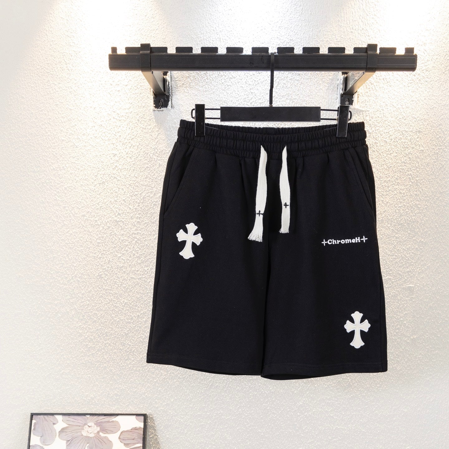 Chrome Hearts Logo Graphic Shorts
