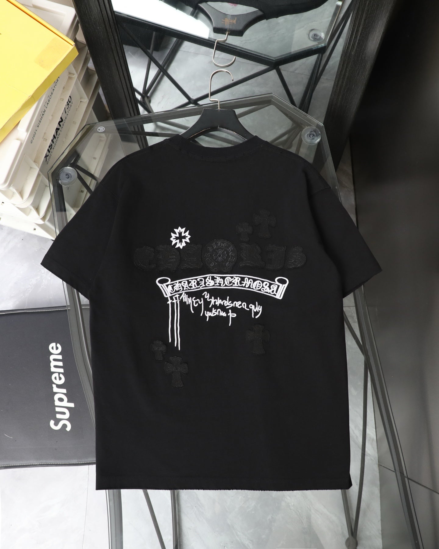 Chrome Hearts 26SS Heavy Appliqué Crew Neck T-Shirt