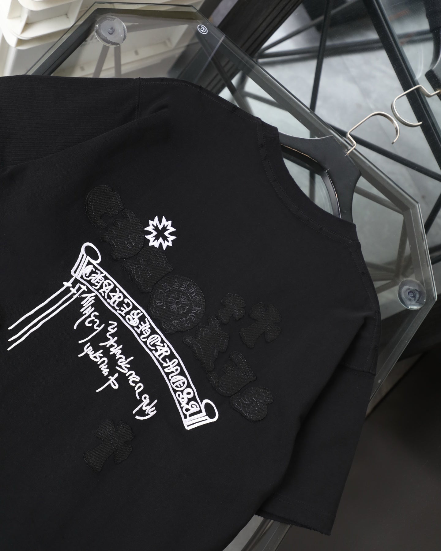 Chrome Hearts 26SS Heavy Appliqué Crew Neck T-Shirt