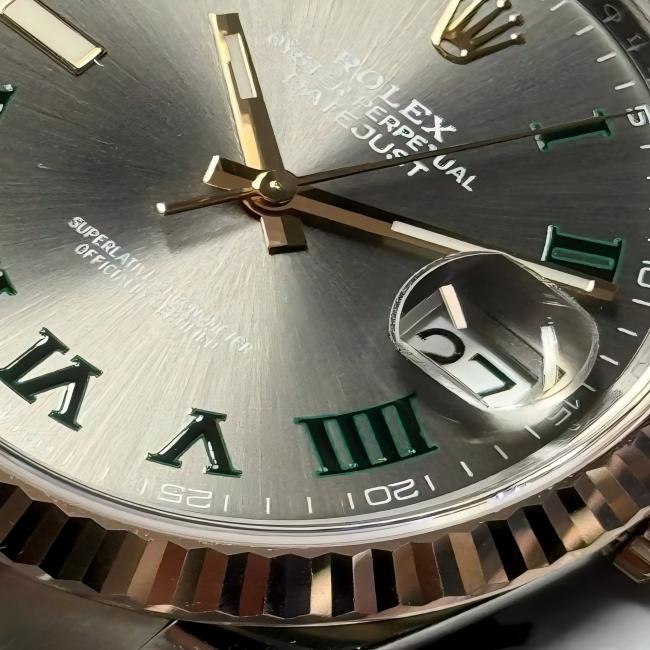 RLX Datejust 41 Esfera 'Wimbledon' Oro y Acero Oyster