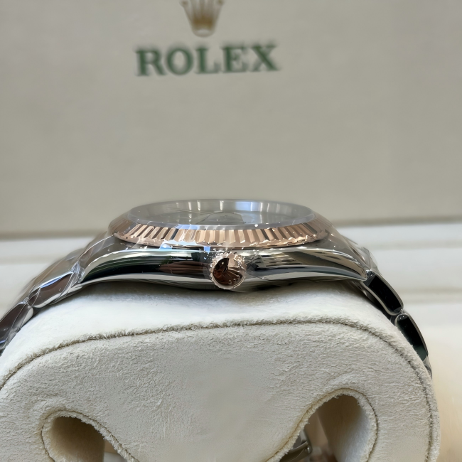 RLX Datejust 41 Esfera 'Wimbledon' Oro y Acero Oyster