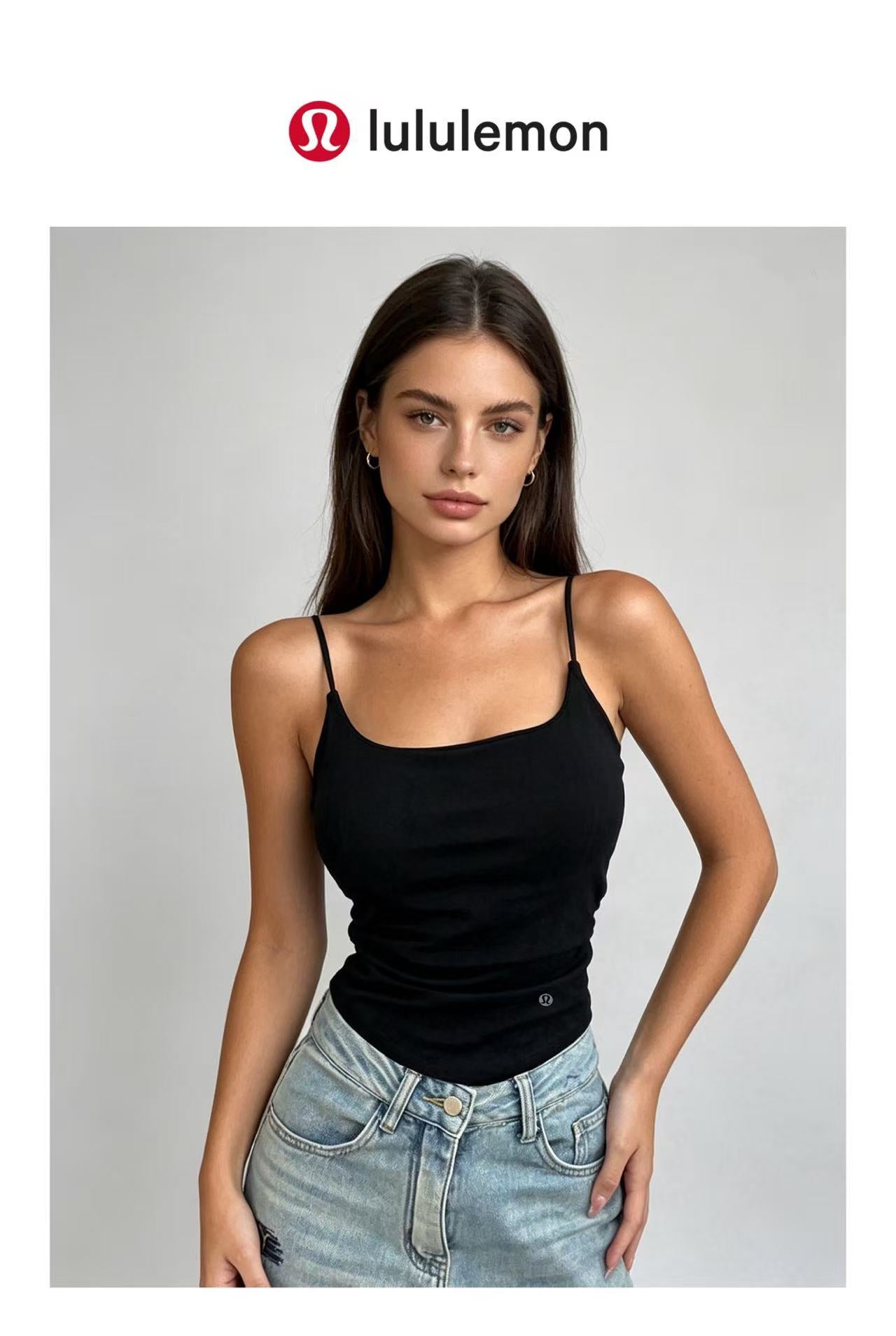 3-pack 2026 New Stretch Camisole with Built-In Chest Pads