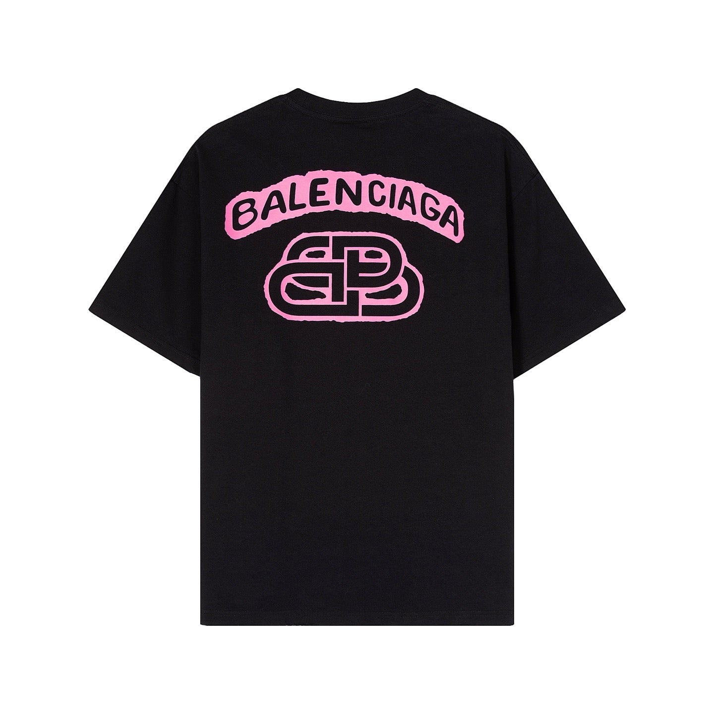 New Unisex Playful Logo Print Graphic Tee, Short Sleeve Casual T-Shirt