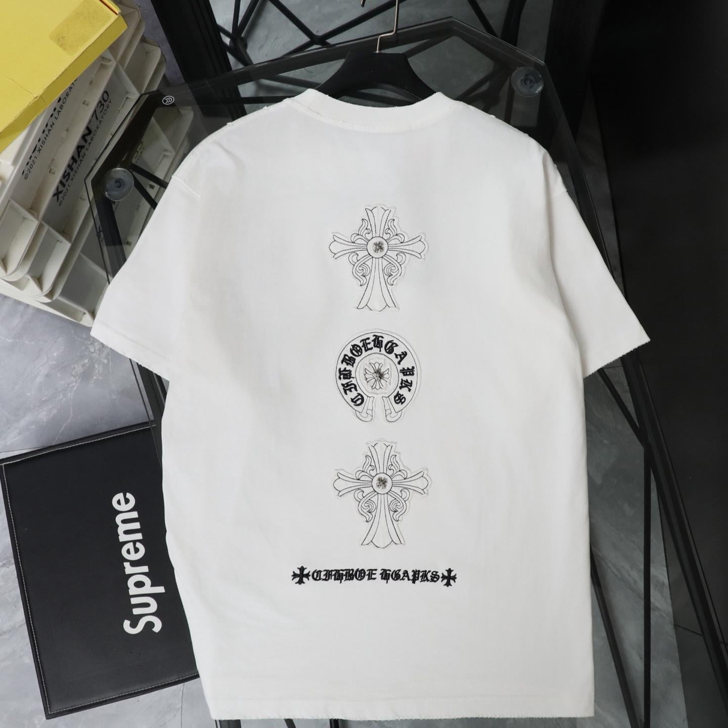 Chrome Hearts 26SS Patch Embroidery Short Sleeve T-Shirt