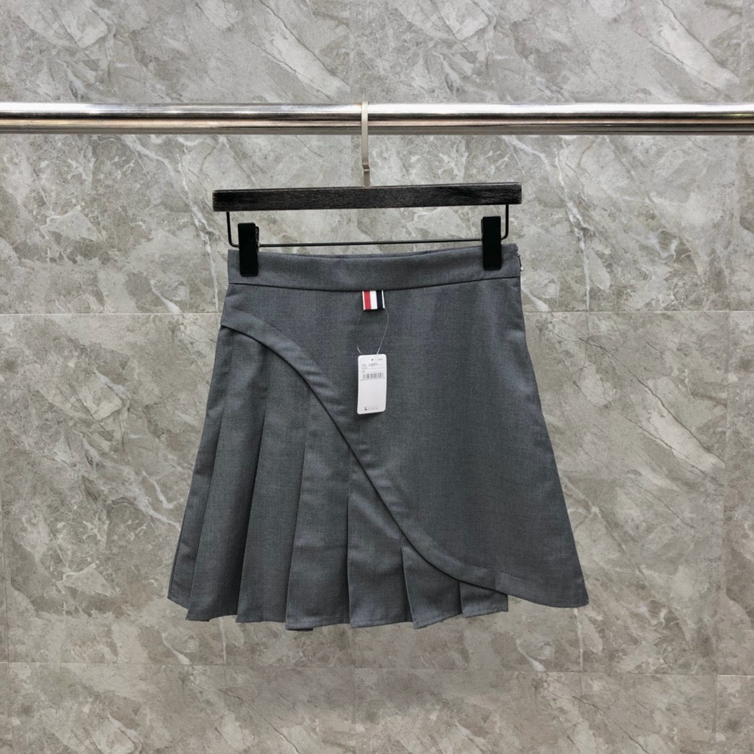 Women's High Waist Asymmetrical Patchwork Mini Skirt