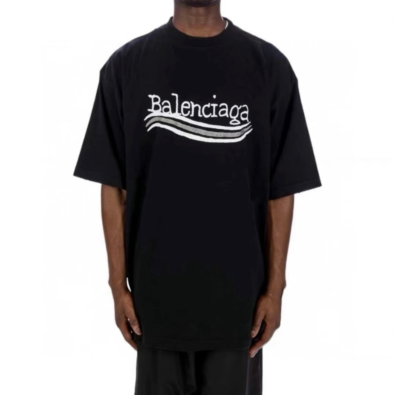 New Letter Logo Graphic T-Shirt, Short Sleeve Pullover Casual Tee
