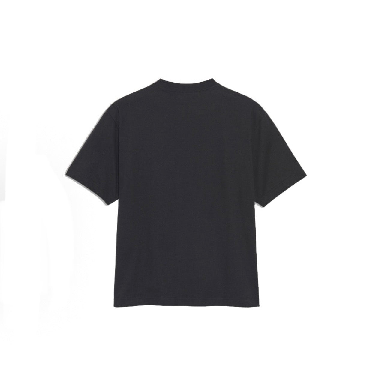 New Black Letter Print Graphic Tee, Regular Fit Crew Neck Short Sleeve Casual T-Shirt