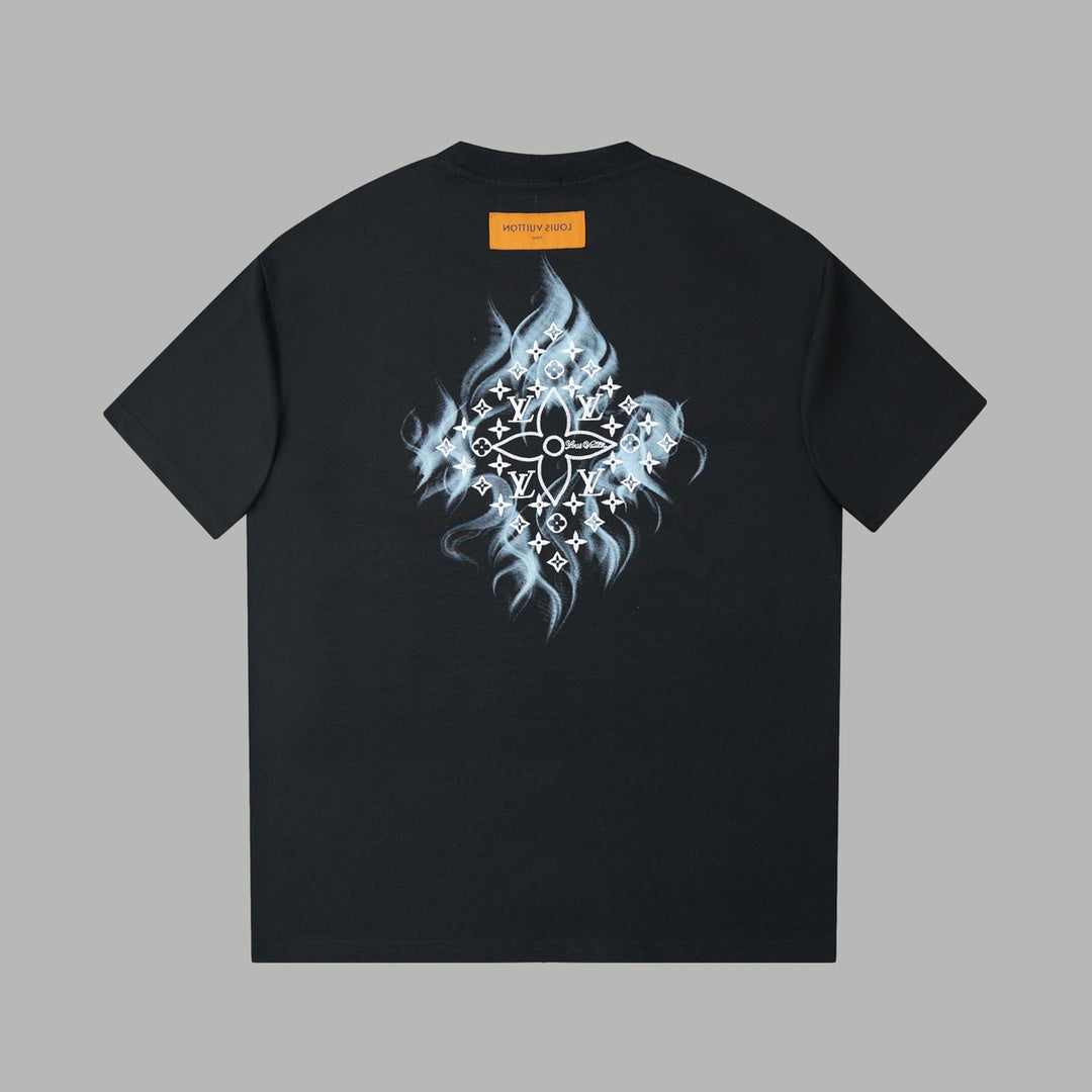 Collection Denim Patchwork Embroidered T-Shirt