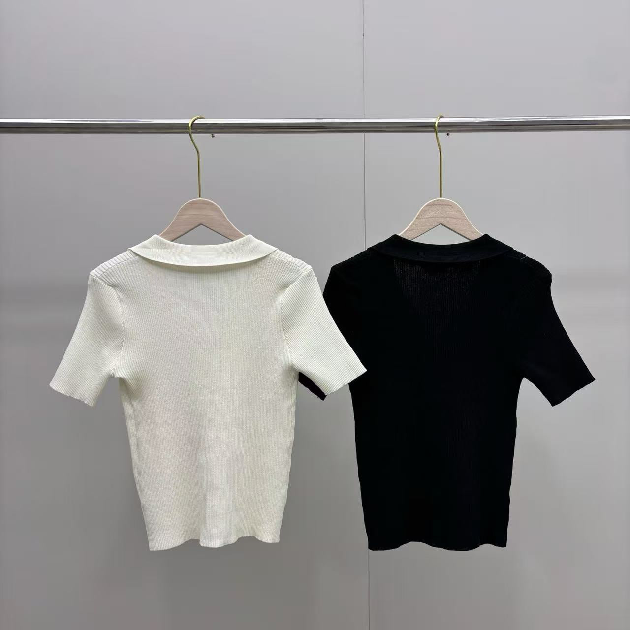 2-pack 2026 New Ice Silk Knit Short Sleeve Cardigan