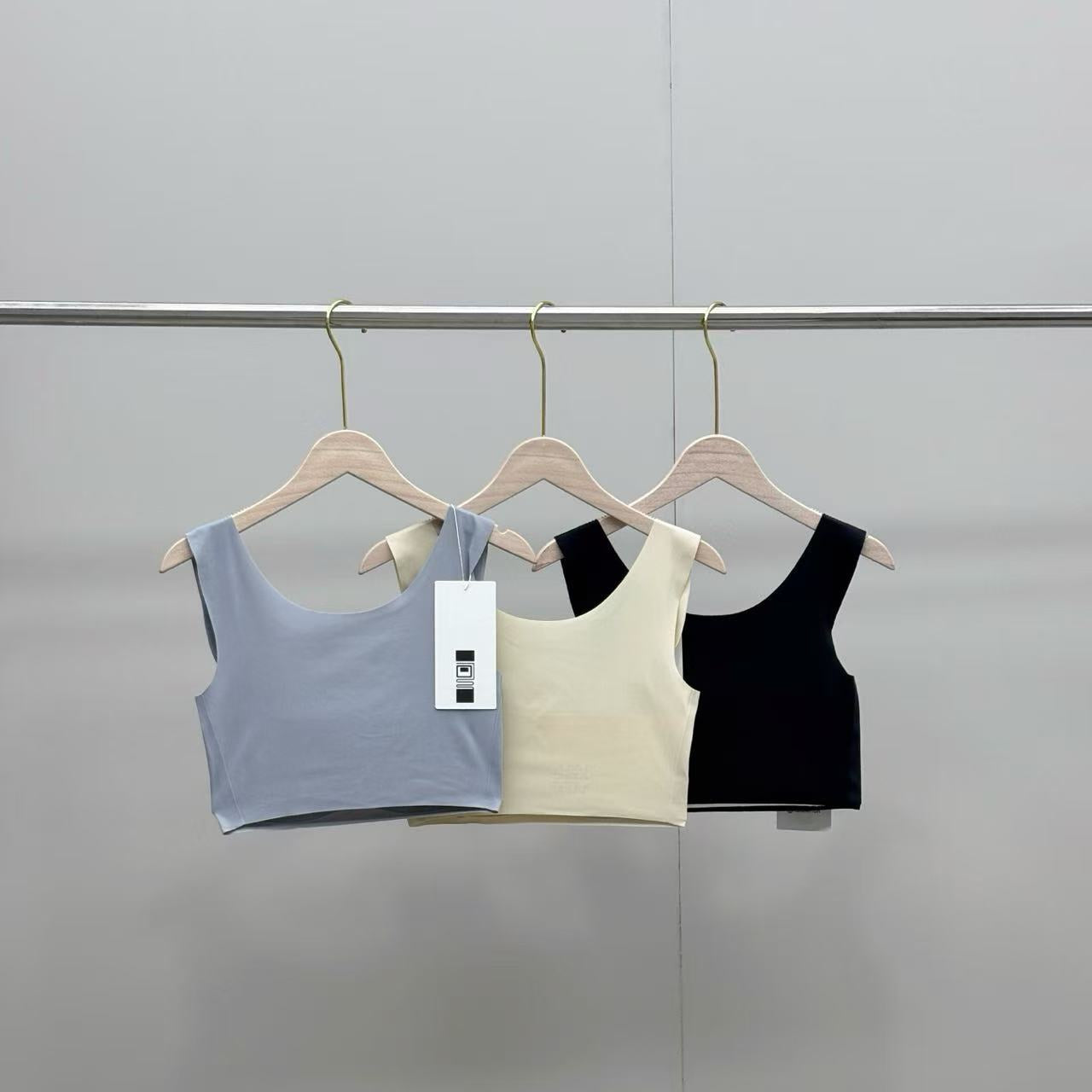 3-pack Ice Silk Zero-Feel Seamless Wire-Free Sports Bra